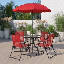 Wayfair patio 2025 set with umbrella